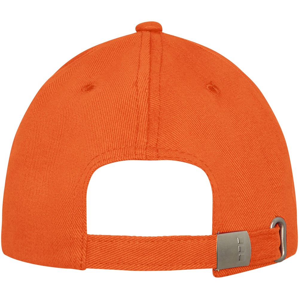 Casquette Davis 6 panneaux Orange