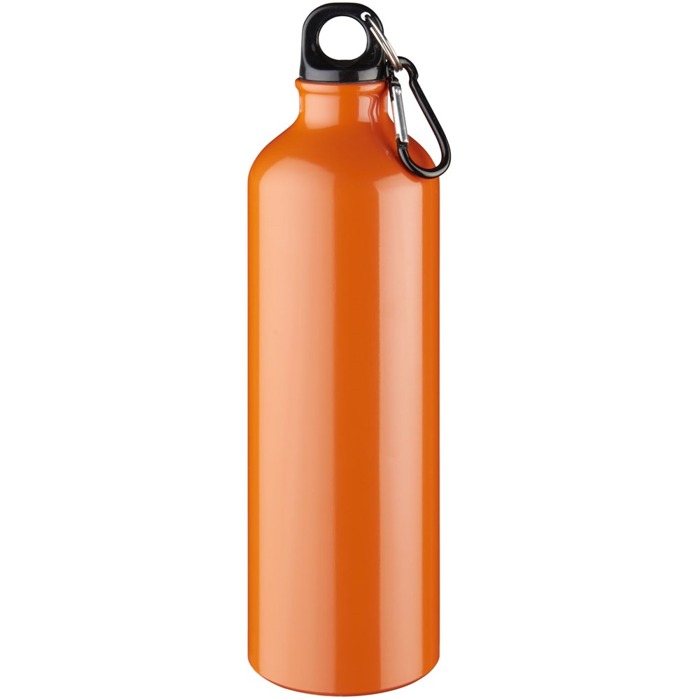 Oregon 770 ml Aluminium Trinkflasche mit Karabinerhaken orange