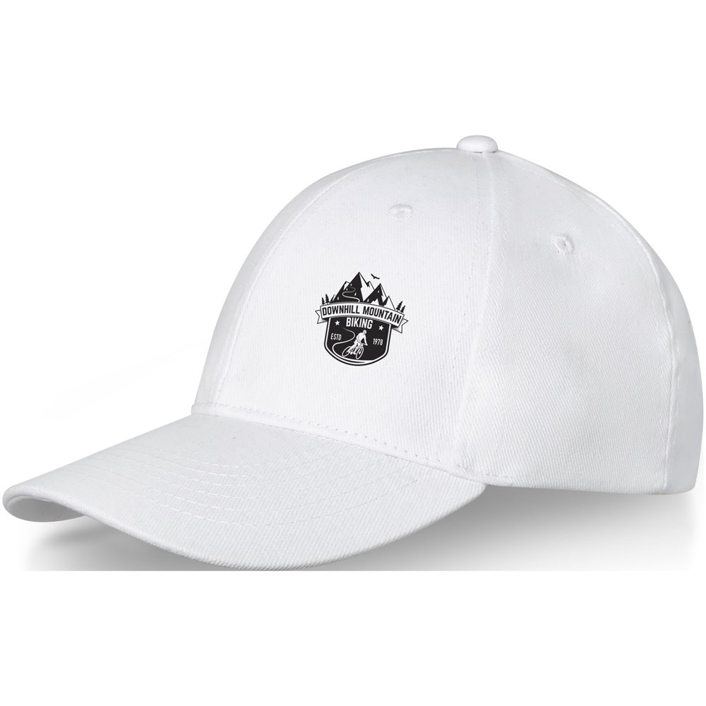 Casquette Davis 6 panneaux blanc