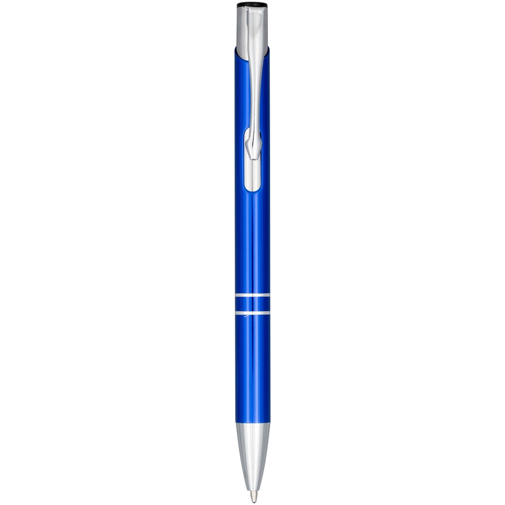 Stylo bille aluminium anodisé Moneta (encre bleue) bleu