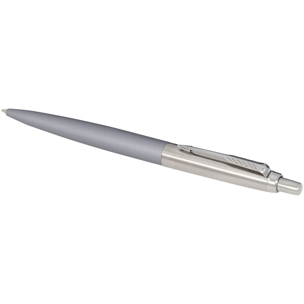 Stylo bille mat Jotter XL Parker avec finitions chrome (encre bleue) gris