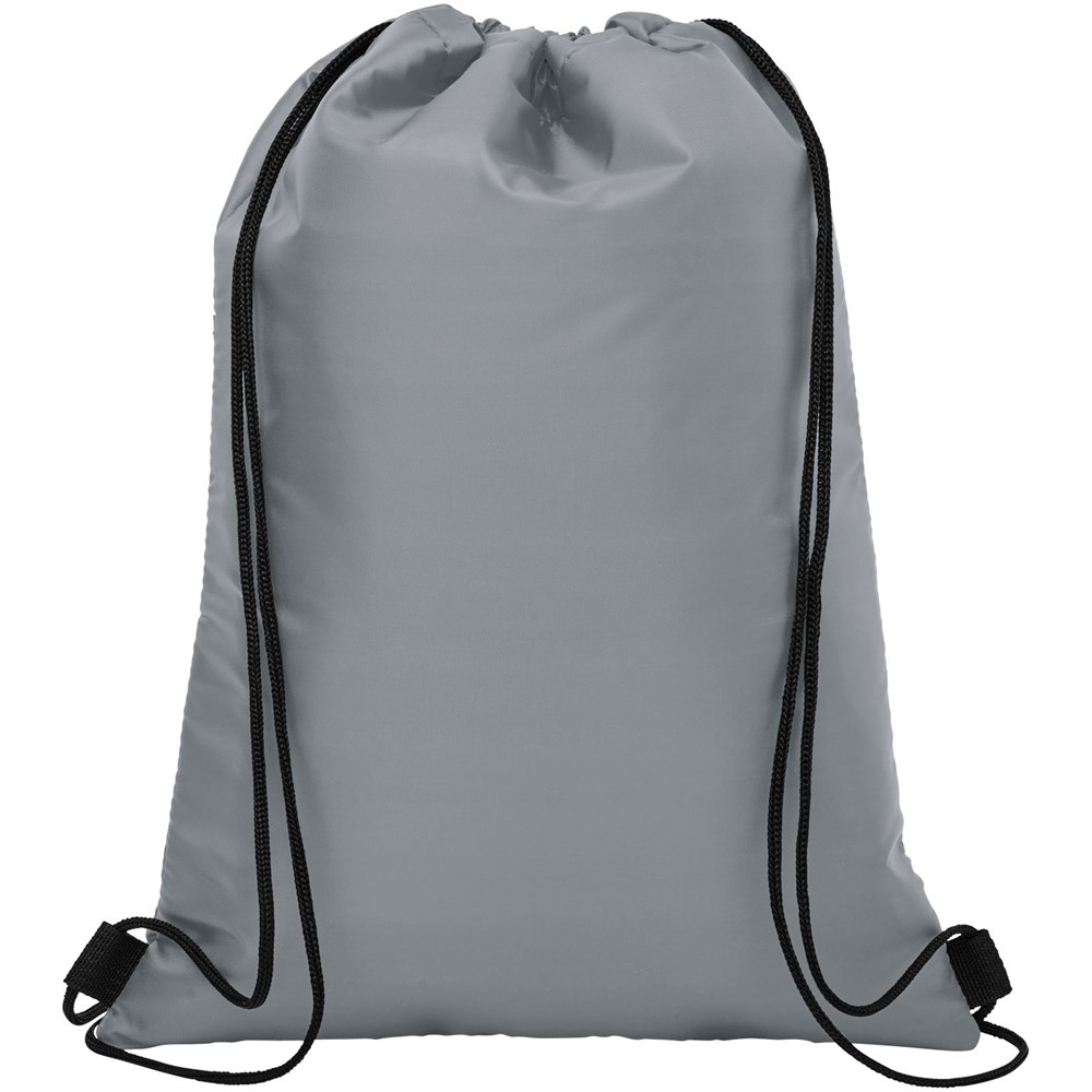 Sac isotherme Oriole avec cordon et capacité de 12 canettes 5L gris