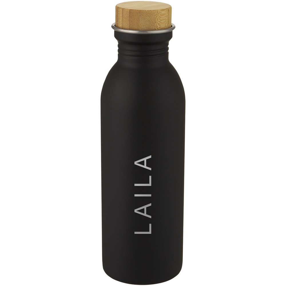 Kalix 650 ml Sportflasche aus Edelstahl schwarz