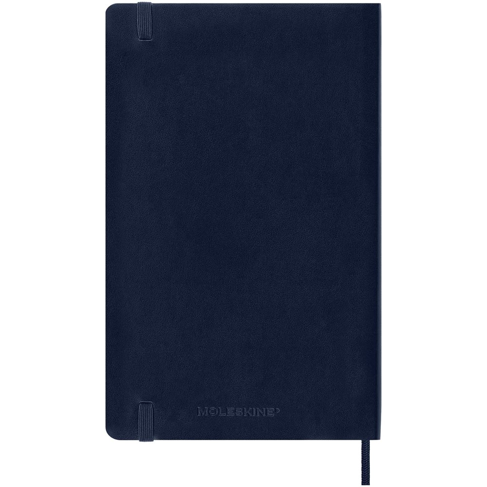 Agenda L 12 mois Moleskine à couverture souple bleu