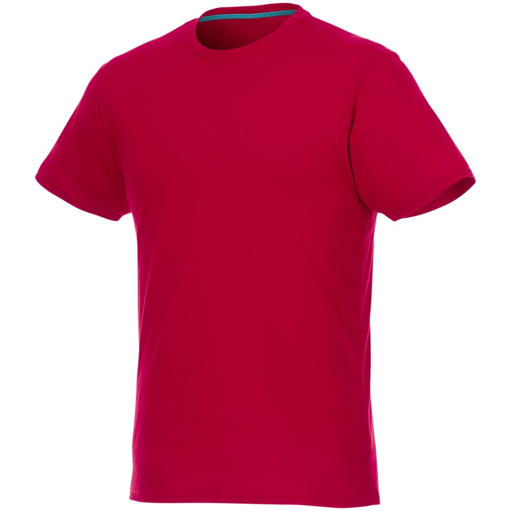 T-shirt recyclé manches courtes homme Jade rouge