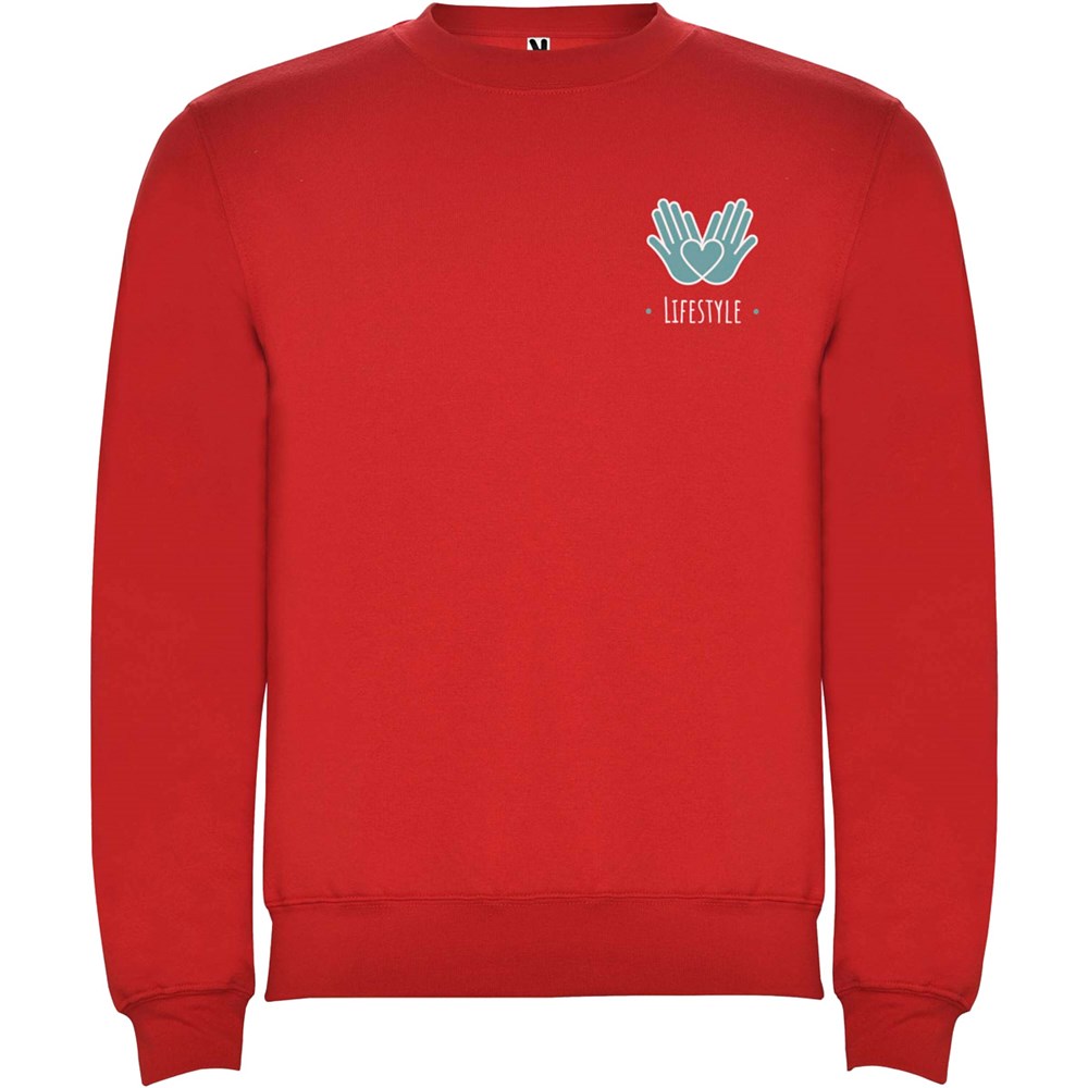 Warme Sweatshirts mit Logo – das perfekte Weihnachtsgeschenk für Kunden oder Mitarbeiter. rot