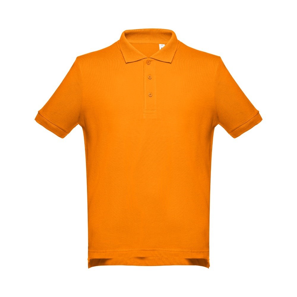 THC ADAM Kurzarm-Poloshirt aus Baumwolle für Herren orange