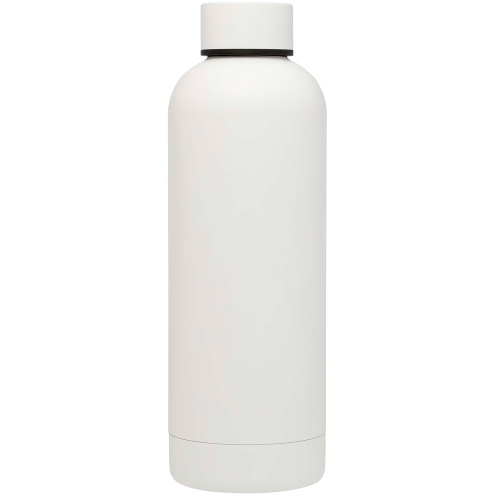 Bouteille isotherme avec isolation par le vide Spring 500 ml en cuivre inoxydable recyclé certifié RCS blanc