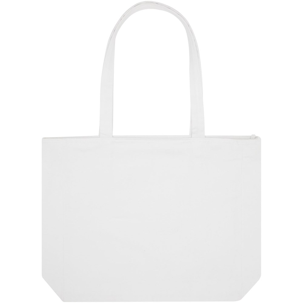 Weekender 500 g/m² Aware™ recycelte Tragetasche weiss