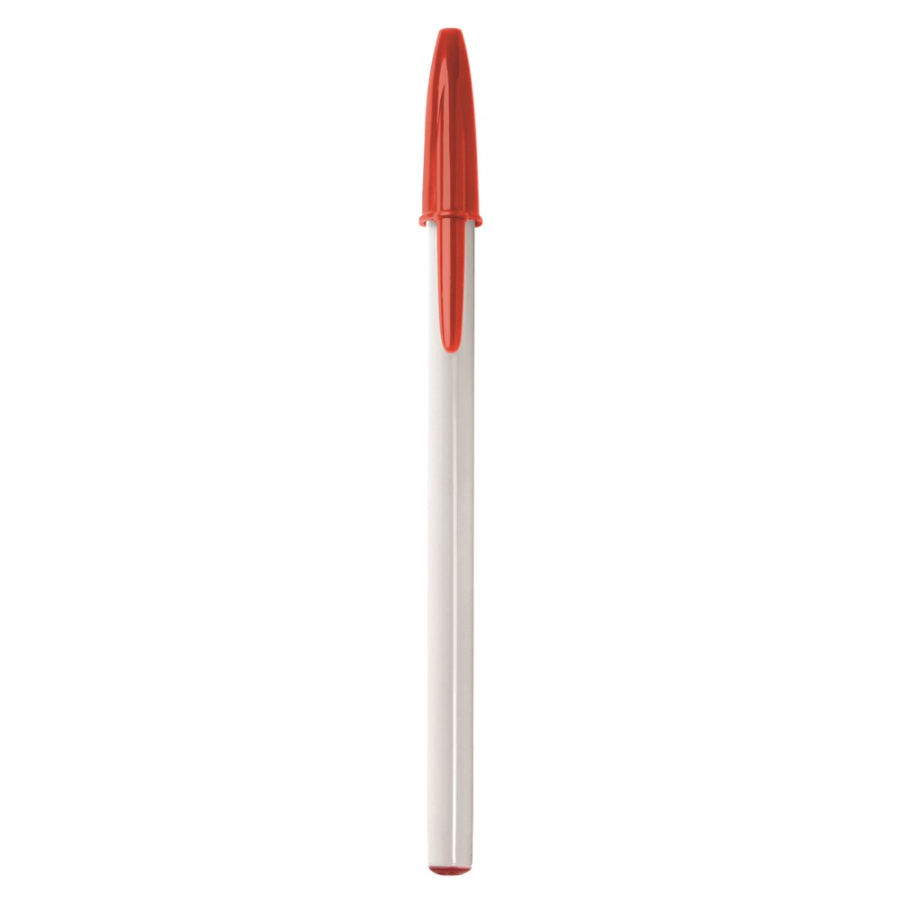 BIC® Style Kugelschreiber Weiss/ Rot/ Blaue Tinte