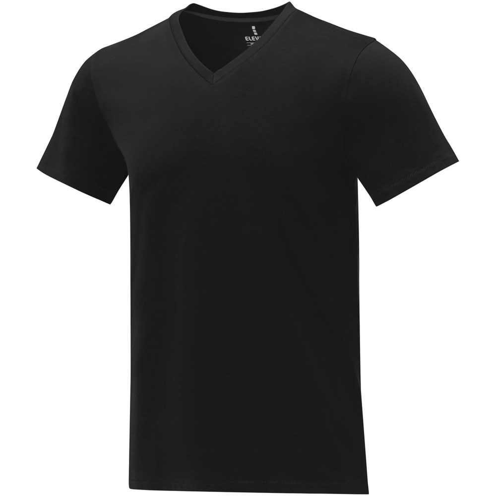 T-shirt Somoto manches courtes col V homme Noir