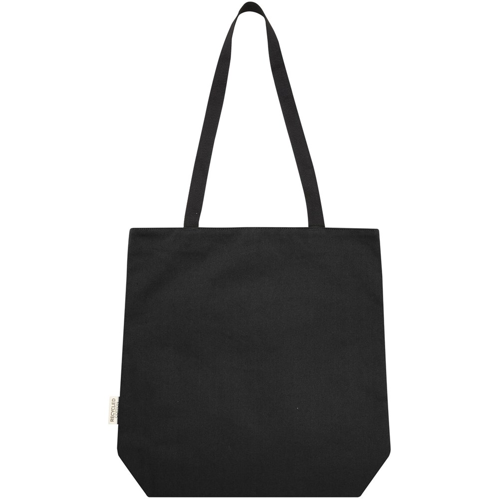 Joey vielseitige Tragetasche aus GRS recyceltem Canvas 14 L schwarz