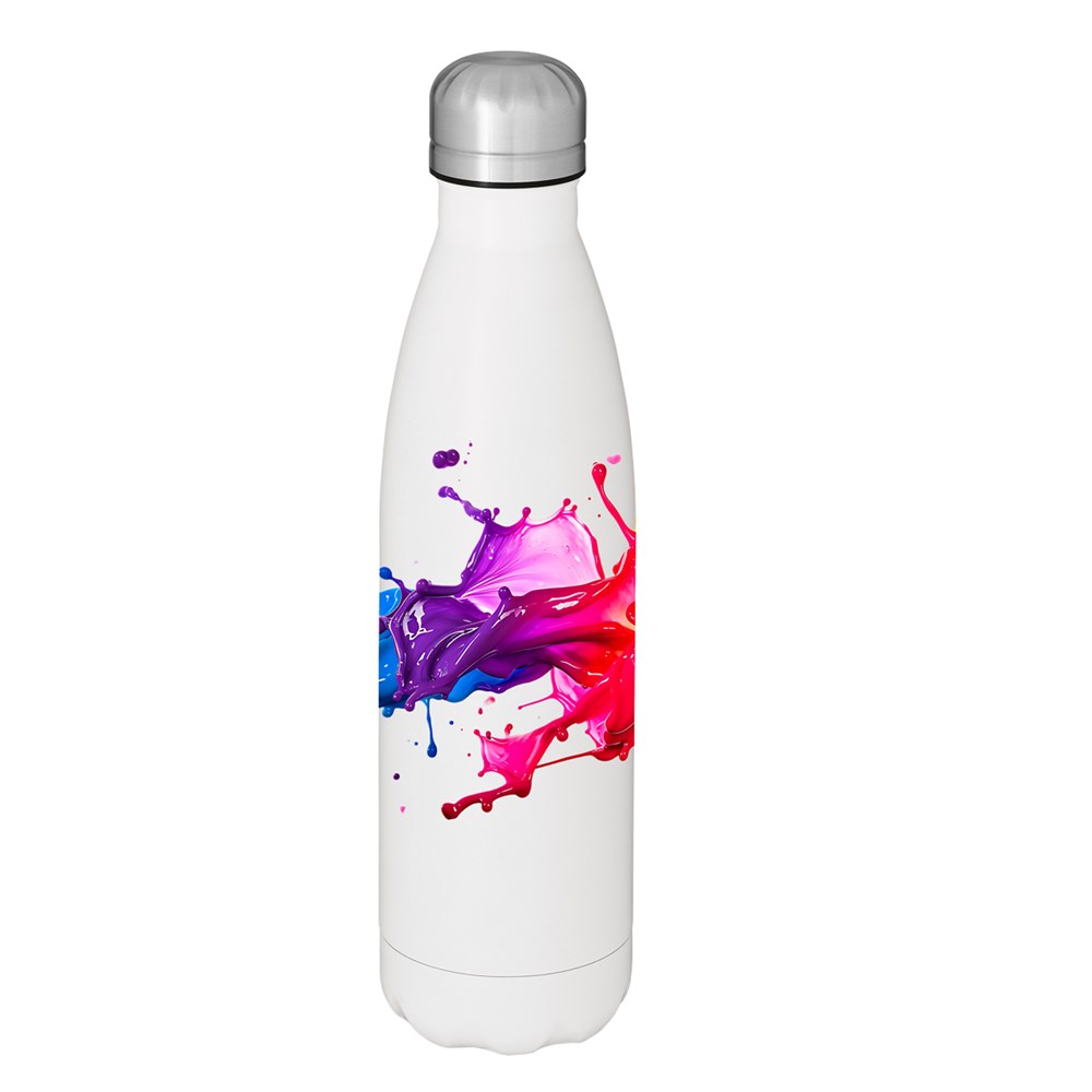 Isolierflasche 500 ml Säntis weiss