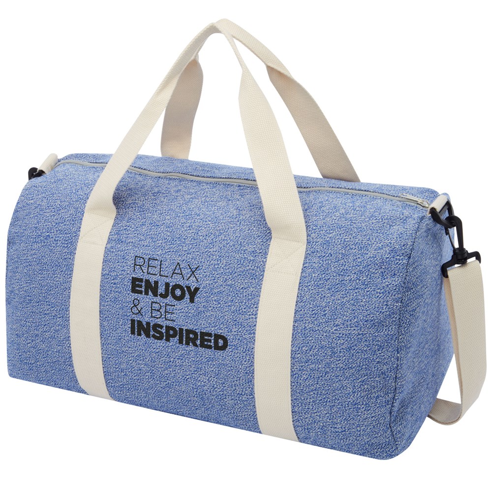 Pheebs 450 g/m² recycelte Reisetasche 24L heather navy