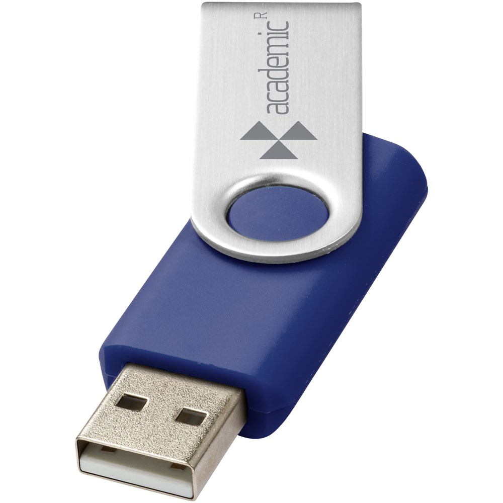 Rotate-Basic 2 GB USB-Stick blau, silber