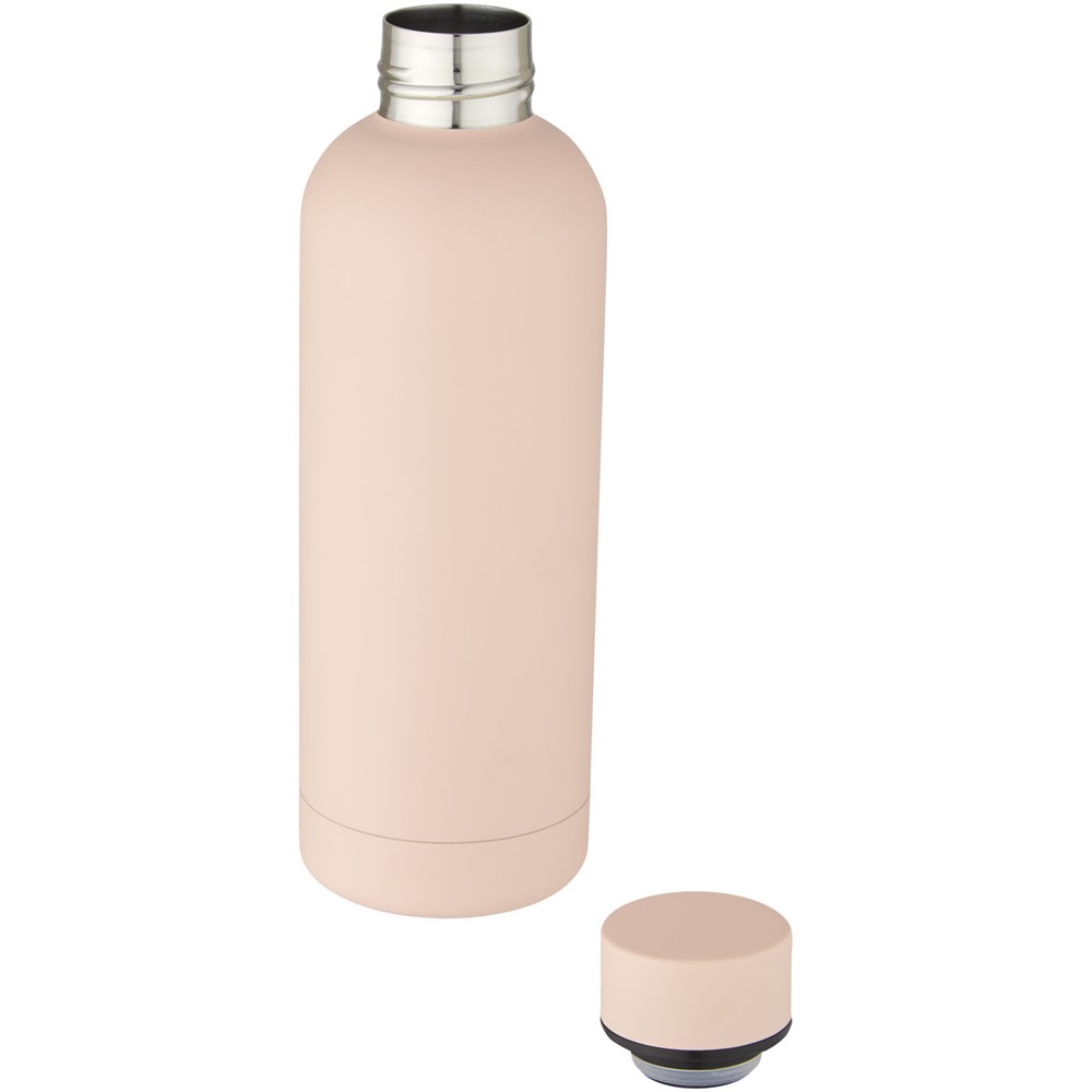 Bouteille isotherme Spring de 500 ml avec isolation sous vide et couche de cuivre Pale blush pink