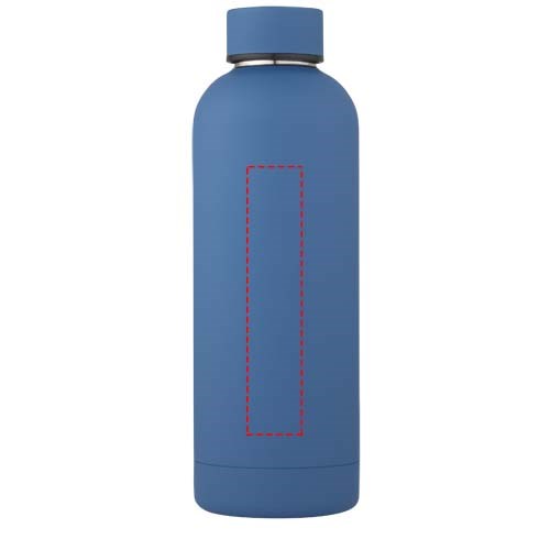 Bouteille isotherme Spring de 500 ml avec isolation sous vide et couche de cuivre Tech blue