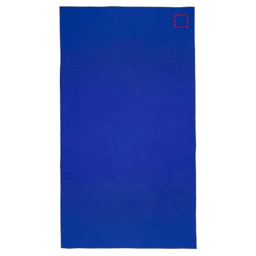 Serviette Pieter certifiée GRS ultra-légère et à séchage rapide 100 x 180 cm Bleu royal