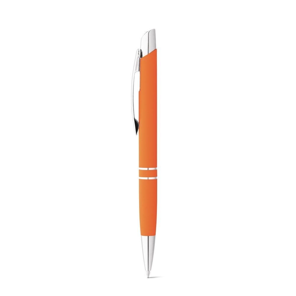 MARIETA SOFT Aluminium-Kugelschreiber mit Clip orange