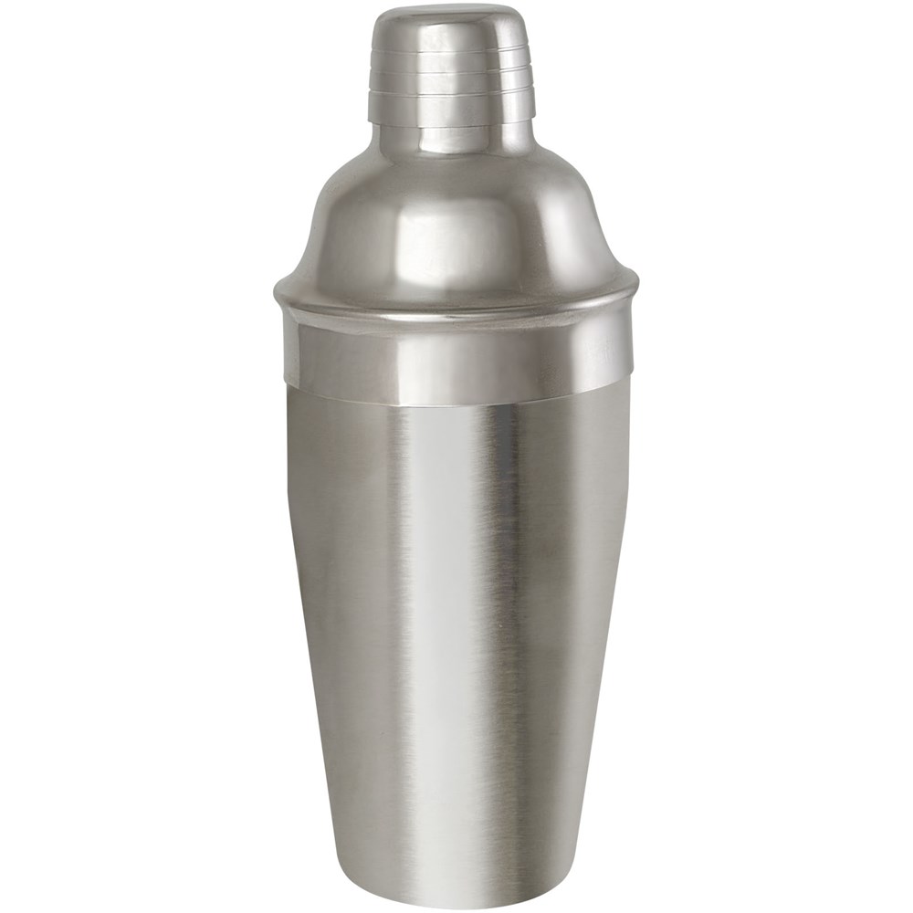 Gaudie Cocktailshaker aus recyceltem Edelstahl silber