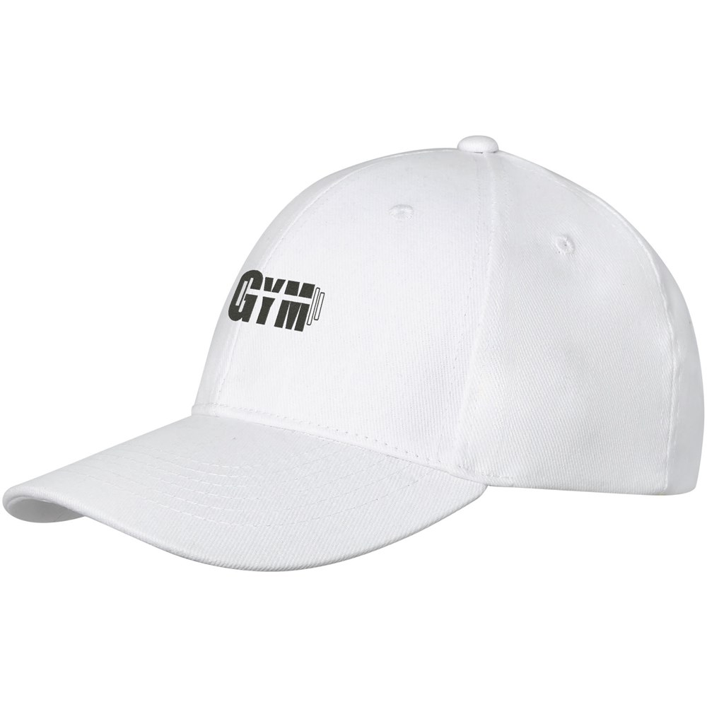 Casquette Davis 6 panneaux blanc