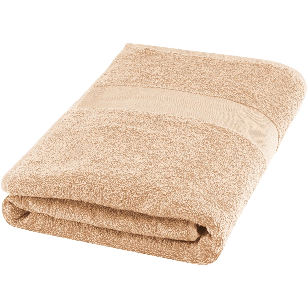 Serviette Amelia de 70 x 140 cm en coton de 450 g/m² Beige