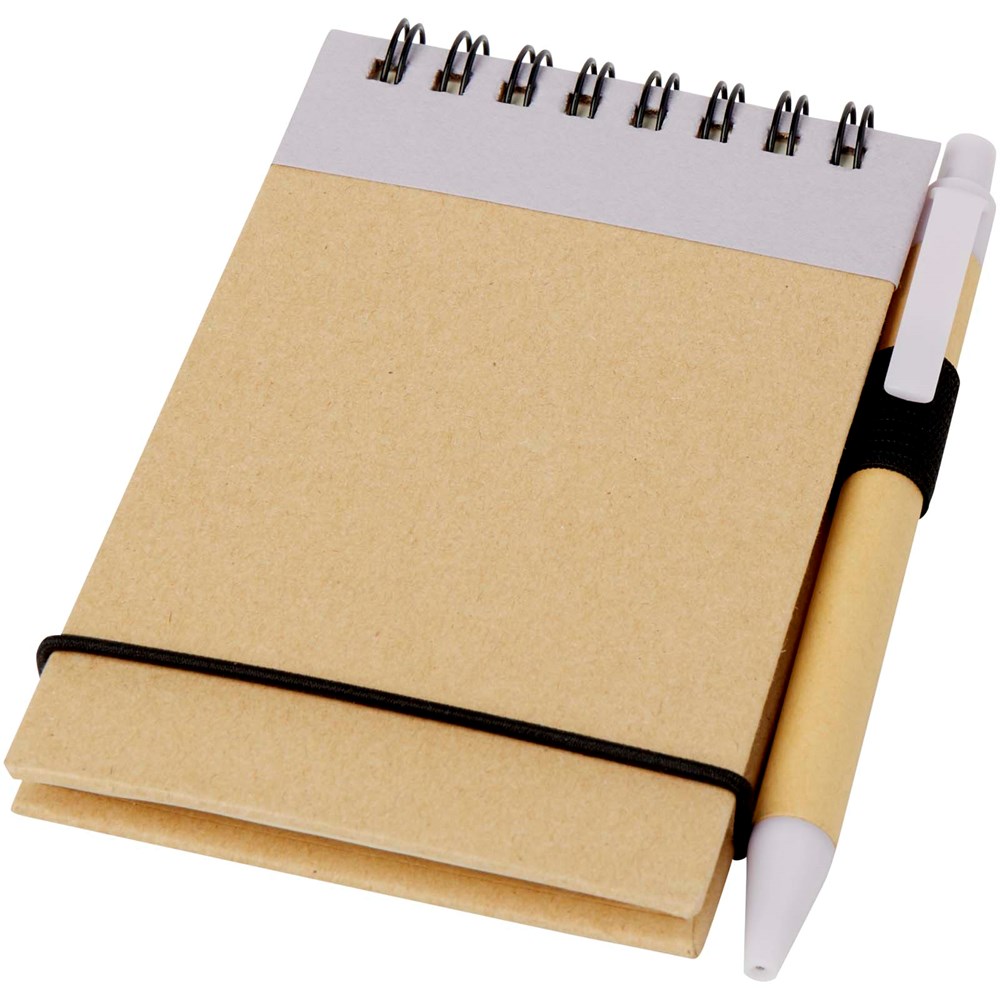 Zuse A7 Recycling Notizblock mit Stift fliederfarben, natur