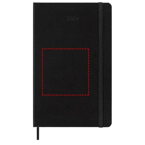 Moleskine Hardcover 12 Monate Wochenkalender L schwarz