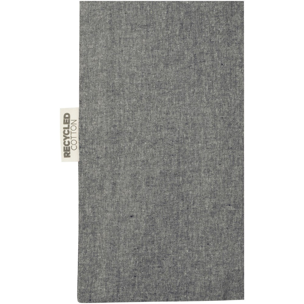 Pheebs 150 g/m² recycelte Tragetasche 7L heather schwarz