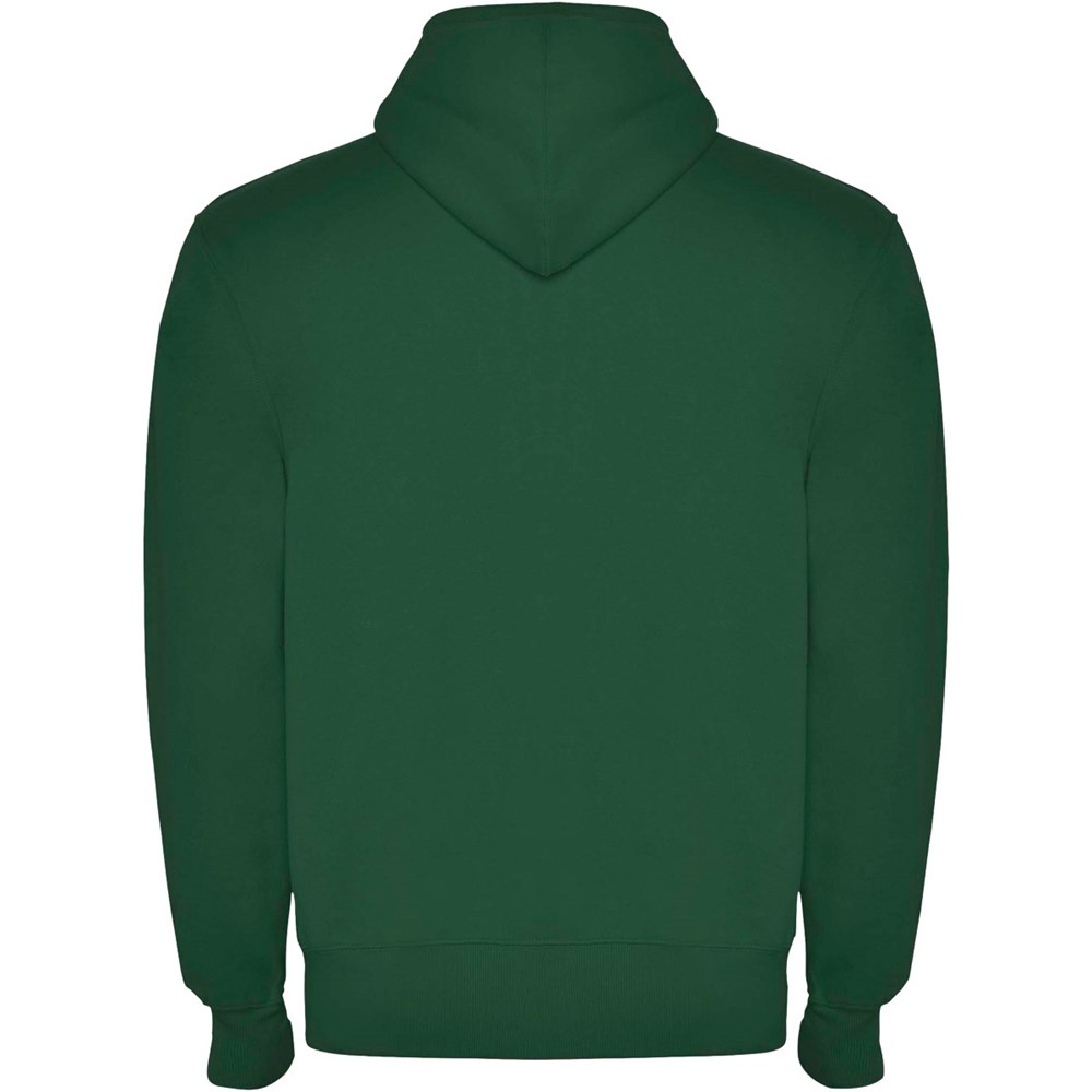 Hochwertige Kapuzen-Sweatjacke – ideal als personalisiertes Kundengeschenk mit Logo-Aufdruck. dunkelgrün