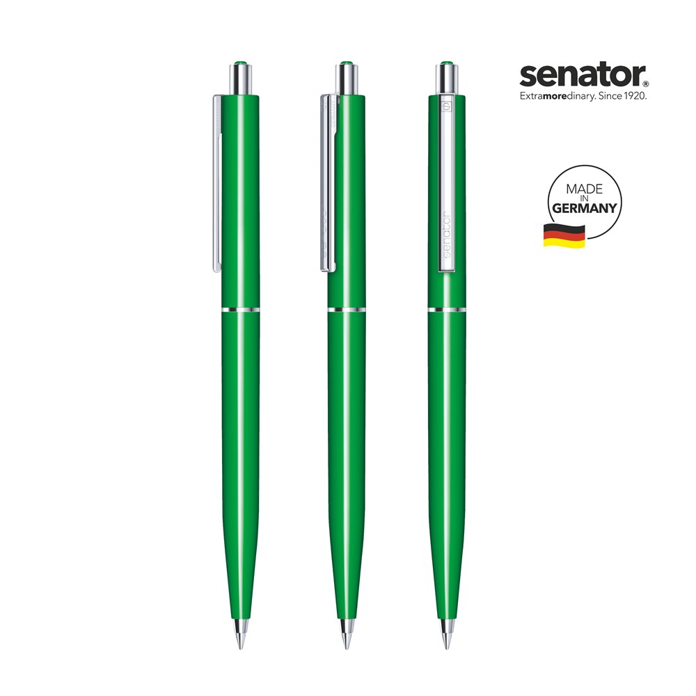 senator® Point  Polished  Druckkugelschreiber grün 347