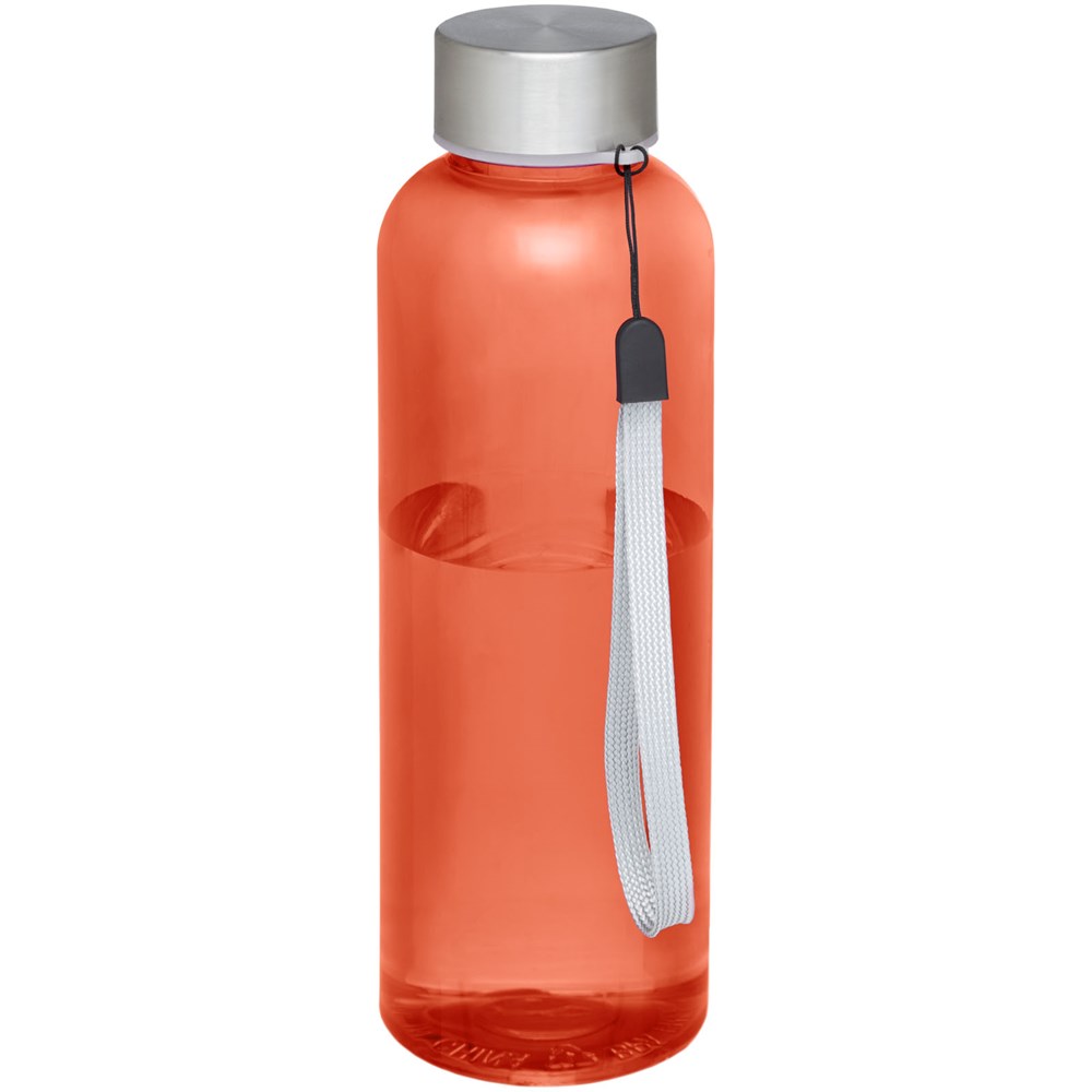 Bouteille de sport Bodhi de 500 ml en RPET Rouge translucide