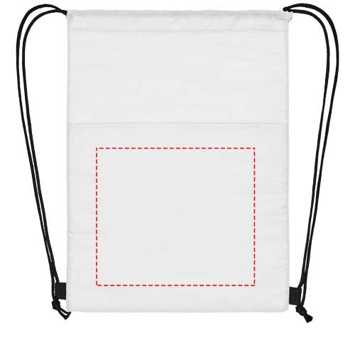 Sac isotherme Oriole avec cordon et capacité de 12 canettes 5L blanc