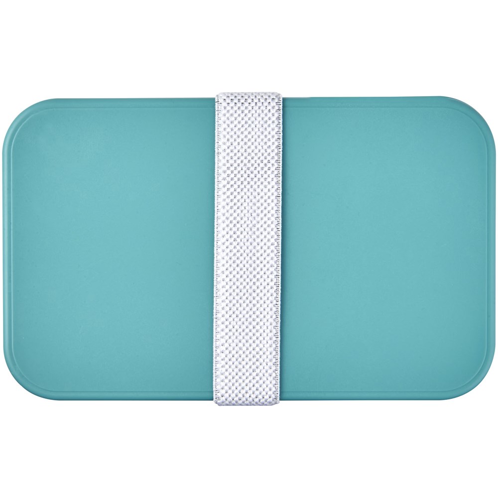 MIYO Renew Doppel-Lunchbox riffblau, elfenbeinweiss, weiss