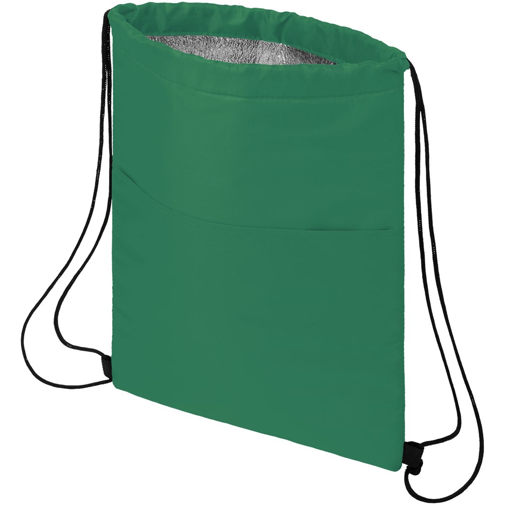 Sac isotherme Oriole avec cordon et capacité de 12 canettes 5L vert