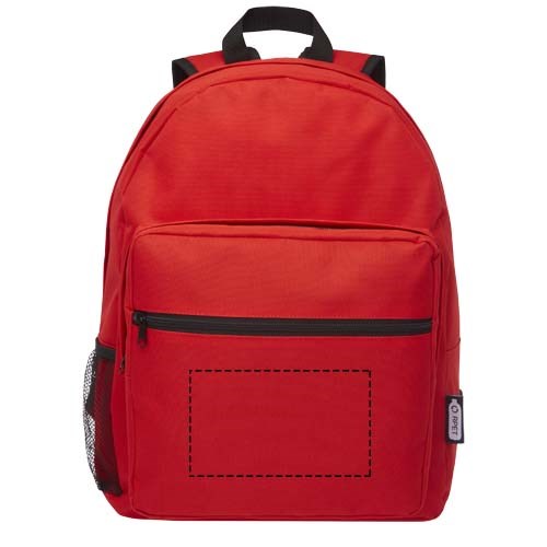 Retrend RPET-Rucksack 16L rot