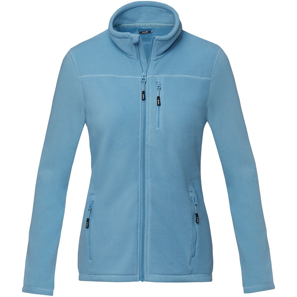 Veste Amber pour femme en polaire entièrement zippée recyclée GRS Bleu NXT