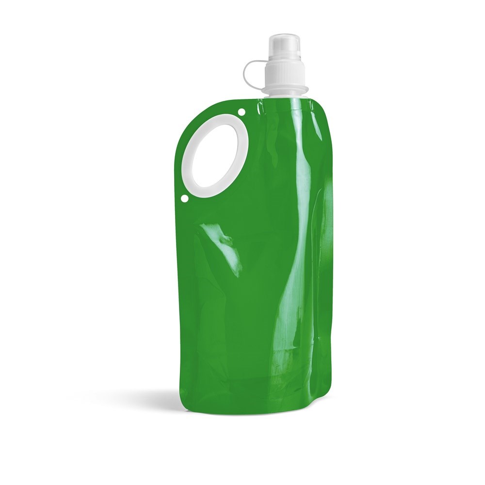 HIKE Faltbare Flasche aus PET, PA und PE 750 ml grün