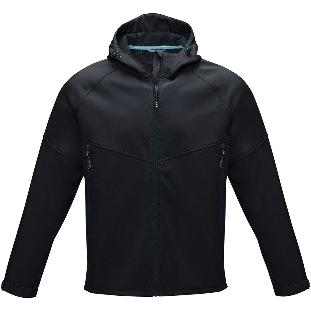 Veste softshell recyclée homme Coltan Noir