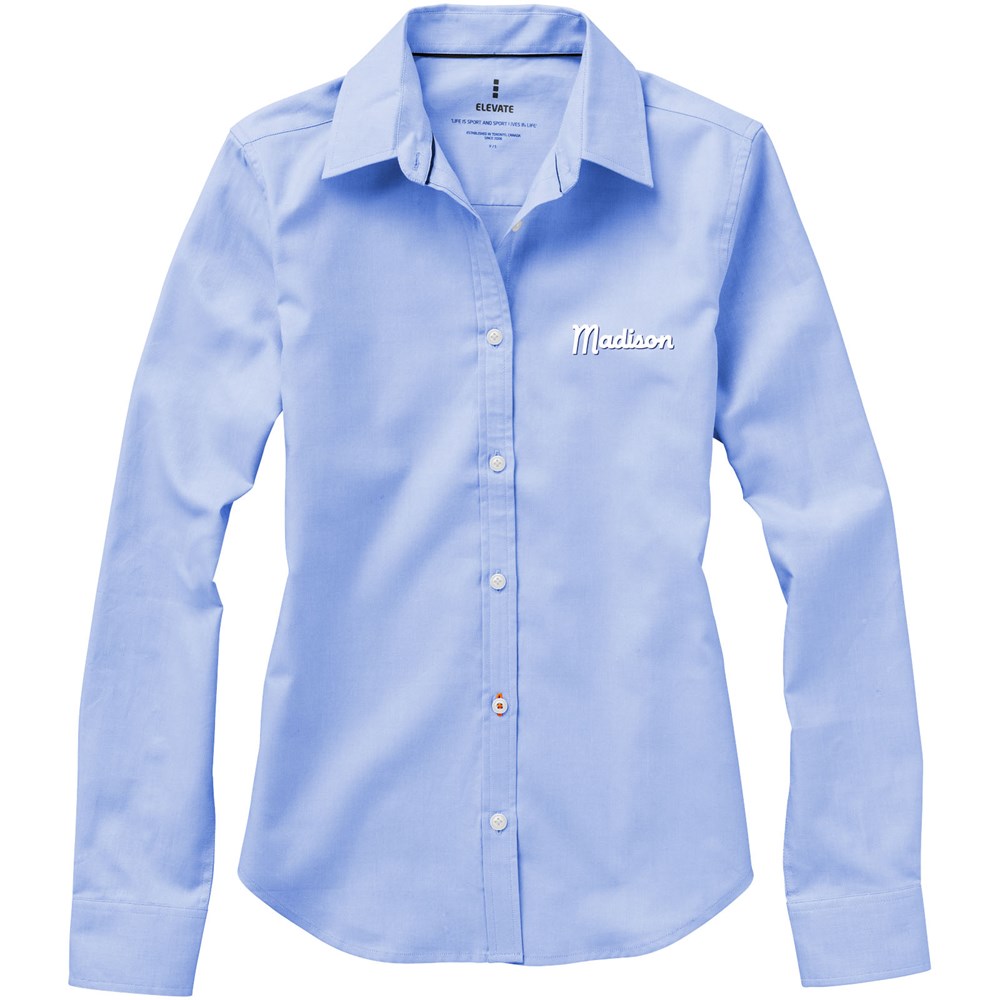 Chemise oxford manches longues femme Vaillant Bleu clair