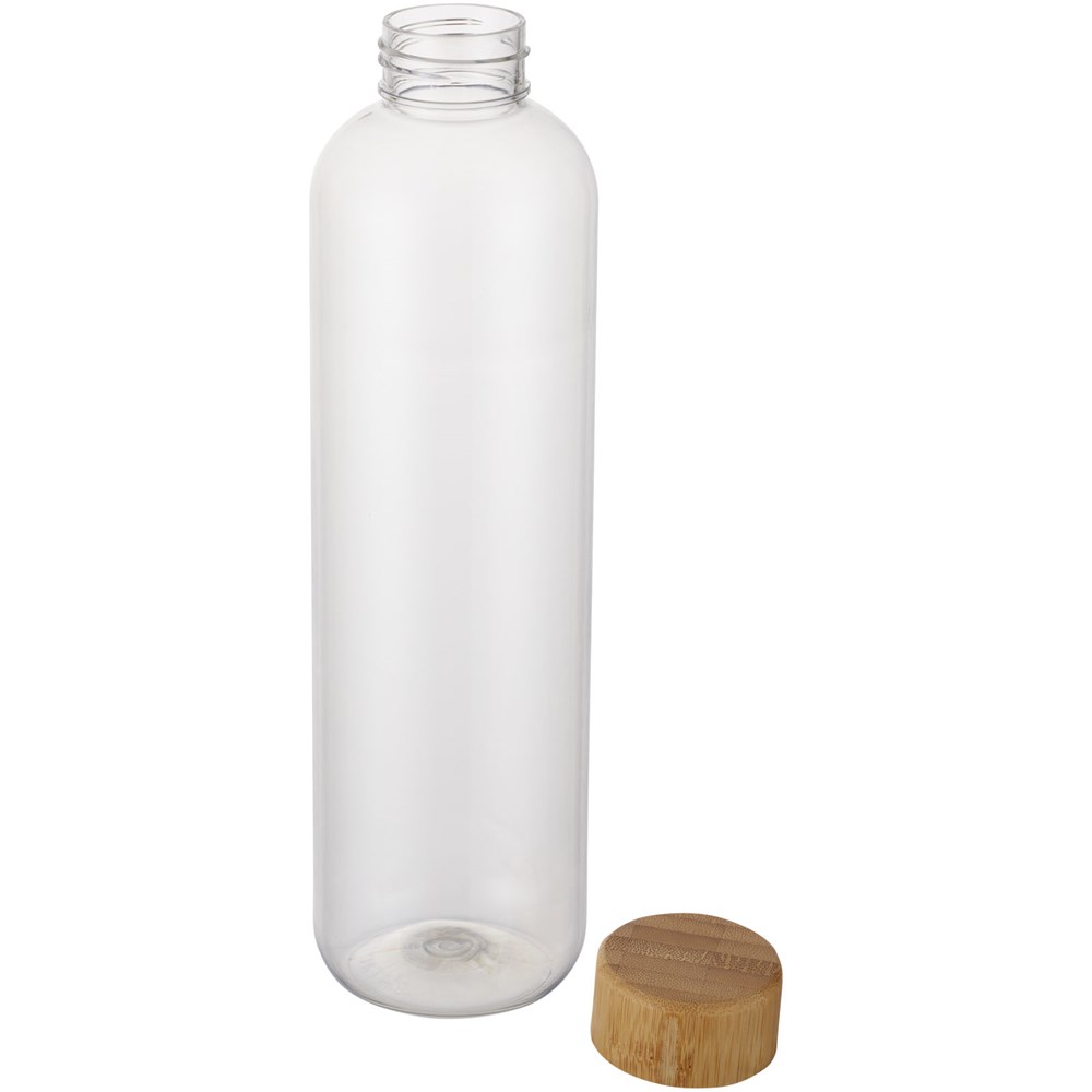 Bouteille d'eau Ziggs de 1 000 ml en plastique recyclé Translucide