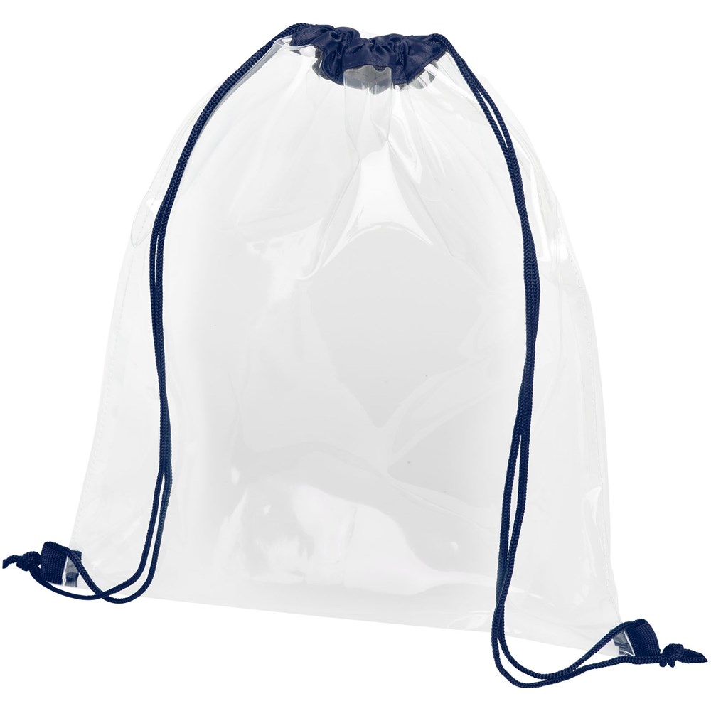 Lancaster Premium Turnbeutel 5L navy, transparent klar