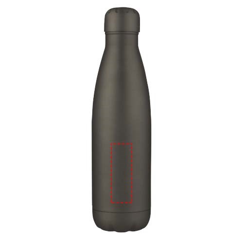 Bouteille Cove de 500 ml en acier inoxydable à isolation sous vide Gris Mat