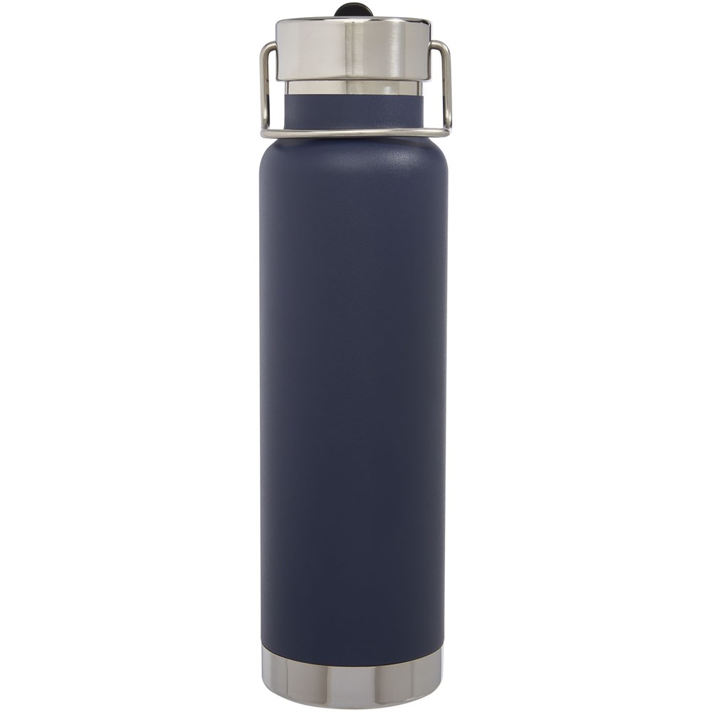 Bouteille isotherme de sport Thor de 750 ml avec isolation par le vide et couche de cuivre bleu foncé