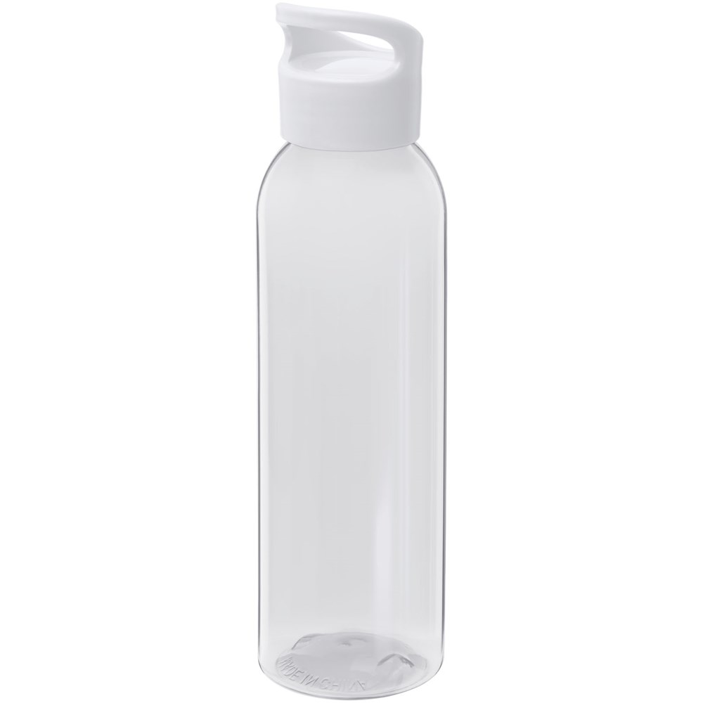 Bouteille d'eau Sky de 650 ml en plastique recyclé blanc