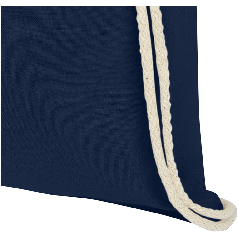 Oregon 100 g/m² Premium Turnbeutel 5L navy