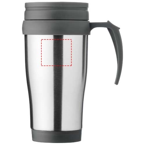 Mug isotherme Sanibel 400ml Argent, Gris