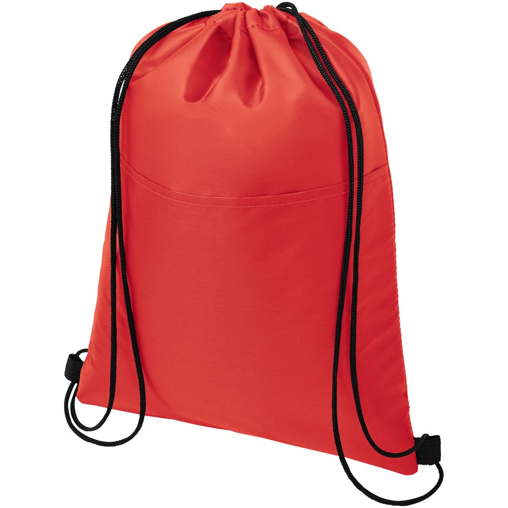 Sac isotherme Oriole avec cordon et capacité de 12 canettes 5L rouge