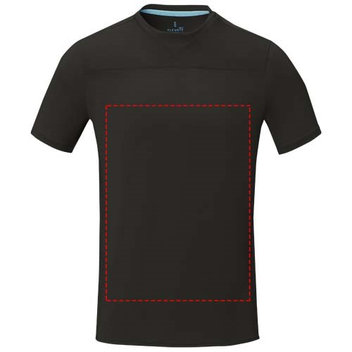 T-shirt Borax à manches courtes et en cool fit recyclé GRS pour homme Noir