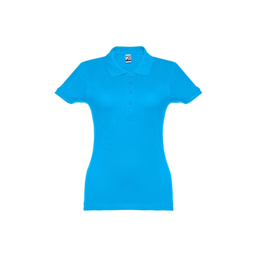 THC EVE Damen Poloshirt Wasserblau